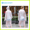 Transparente PVC Rain Coat Rvc-017A